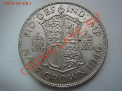2 кроны 1946 Георг 6 до 24.10 22-0 - Полукрона 1946-1.JPG