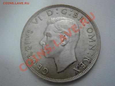 2 кроны 1945 Георг 6 до 24.10 22 - Полукрона 1945-2.JPG
