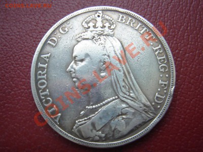 Великобритания: Ag-925 крона 1889 Виктория до 24.10 22 - Крона 1889-2.JPG