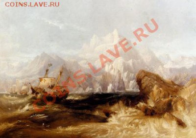 Нашёл только такую картинку его корабликов.Наконец в июне 1576 года он отправился в плавание. Два корабля «Габриэль» и «Михаэль» и пинасса вышли в июле из Дептфорда, прошли Северное море, обогнули Шотландские и Фарерские острова и добрались до южной оконечности острова Гренландия. Не выдержав трудностей перехода, одно из судов, «Михаэль», вернулось в Бристоль; пинасса погибла в пути. Фробишер на «Габриэле» с командой из восемнадцати человек отважно пробивался во льдах, пока не вышел в залив, названный впоследствии его именем. - _Sir_Martin_Frobishers_Ships_Aid_Michael_And_Gabriel_On_The_Second_Voyage_To_Greenland_1577_f
