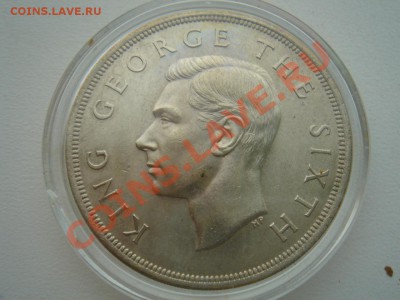 Новая Зеландия Ag-500 крона 1949 Не частая! UNC до 25.10 22 - Н.Зеландия крона 1949-2.JPG