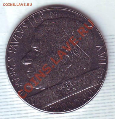 Ватикан.100 Лир.1985.Карта мира. до 27.10 - 19850008.JPG