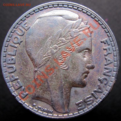 Франция 20 франков 1933 серебро до 25.10 21.00МСК - 6