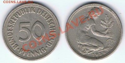 Обменник buhgal_79001 - ФРГ_50_пфеннигов_1950_F_KM#109.1