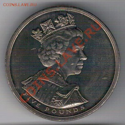 Великобритания 5£ 2002 Зол.юбилей 28.10.13 в 22.00мск (6850) - 4-вел5ф1