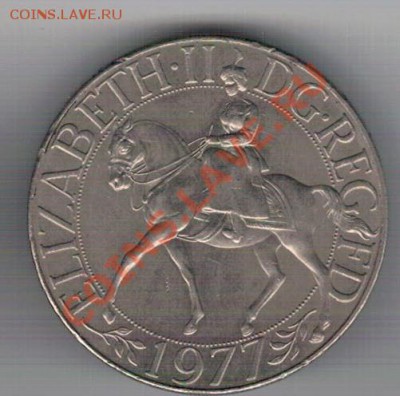 Великобритания крона 1977 Сер.юбилей 28.10.13 в 22ч (5386) - 4-кр77а