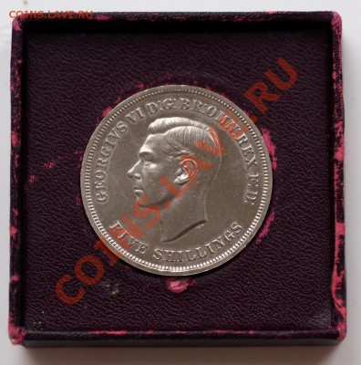 Крона 1951 Великобритания  Всадник - PAJ20493.JPG