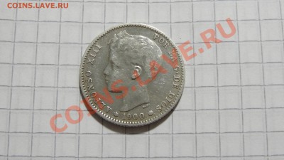 КОРОТКИЙ АУК!!! Испания 1 песета 1900 до 25.10 в 22:30 - DSC07957.JPG