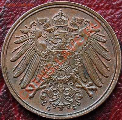Германия. 1 пфениг 1891 G. Предпродажная оценка - 684