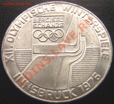 Австрия_"олимпийские" 100 шиллингов 1974. Ag; до 24.10_22.02 - 6426
