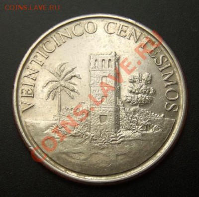 ПАНАМА 25 сентесимо (2003) 100лет Республик до 29.10 (22.00) - Панама 25 сентесимо (2003) 100лет республике Р