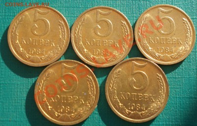 5 копеек 1984 (5шт) аUNC СССР из обращения до 22:00 28.10.13 - DSC01164.JPG