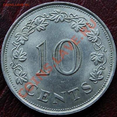 МАЛЬТА - 10 центов 1972 - Парусник - до 31 октября - 735