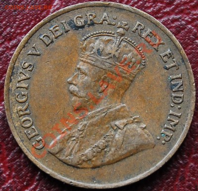 КАНАДА - 1 цент 1926 - Георг V - до 31 октября - 733