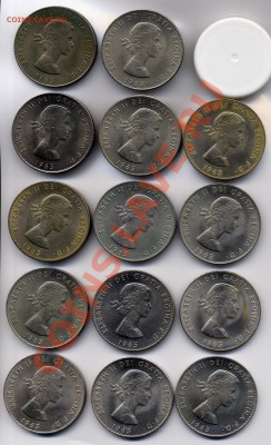 Великобритания 1965 крона Уинстон Черчилль. 14 штук по ФИКСу - Churchill_A