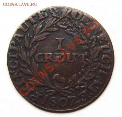 Швейцария (Кантон Neuchatel) 1 крейцер 1807 - $(KGrHqFHJ!0FId1BKmRtBSOW35N4I!~~60_12.JPG