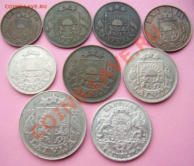 Монеты довоенной Прибалтики. - Латвия 22.JPG