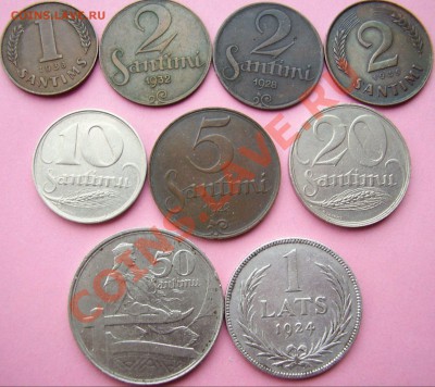 Монеты довоенной Прибалтики. - Латвия 11.JPG