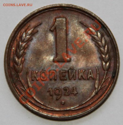 Набор 1, 2, 3, 5 копеек 1924 местами красные оценка - IMG_5992.JPG