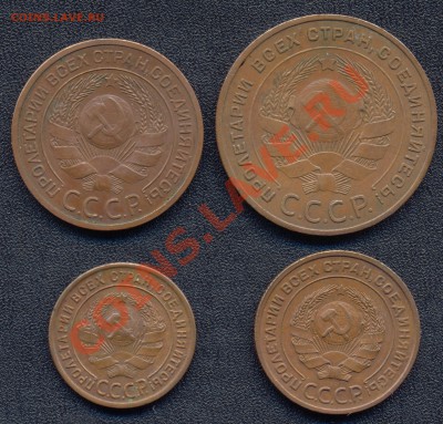 Набор 1, 2, 3, 5 копеек 1924 местами красные оценка - ScannedImage-18