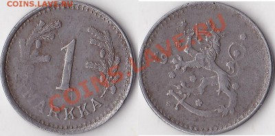 Браки на иностранных монетах - 1 марка 19... г._01