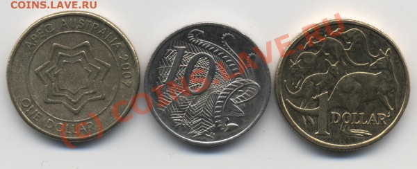 АВСТРАЛИЯ поборка 4 25-01 до 21-00 - подборка монет 4 001