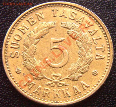 Финляндия_5 марок 1952; до 28.10_22.06мск - 6725