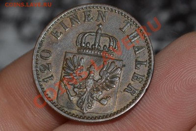3 пфеннинга 1867 Бранденбург- Пруссия - CSC_0025.JPG