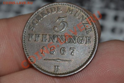 3 пфеннинга 1867 Бранденбург- Пруссия - CSC_0026 (1).JPG