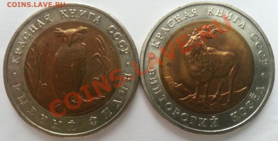 Красная Книга 1991 год - 2 монеты до 29.10.2013 22.00 - 1