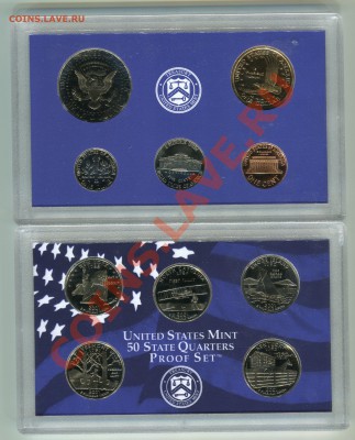 Набор США 2001 года, ПРУФ, до 03.11.2013 в 22-00 Мск - Набор ПРУФ 2001-1