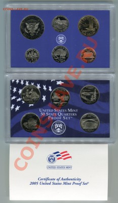 Набор США 2005 года, ПРУФ, до 03.11.2013 в 22-00 Мск - Набор ПРУФ 2005-1