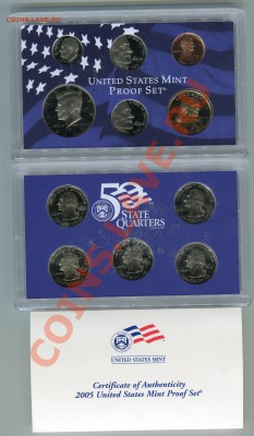 Набор США 2005 года, ПРУФ, до 03.11.2013 в 22-00 Мск - Набор ПРУФ 2005