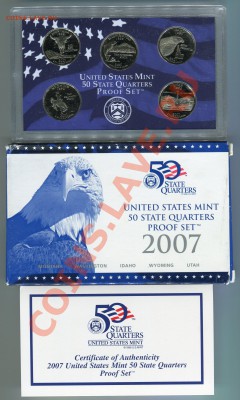 Набор США 2007 года, ПРУФ, Штаты, до 03.11.2013 в 22-00 Мск - Набор ПРУФ 2007 Штаты