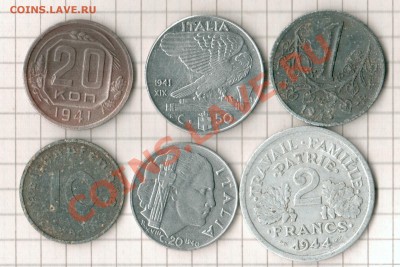 Монеты европы времён 2МВ. - вов2 001