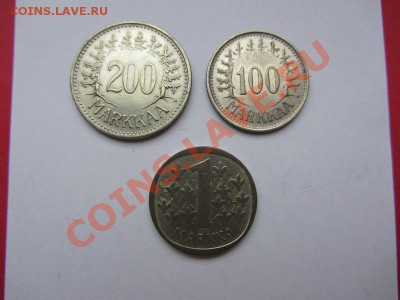 Финляндия 200 и 100 марок 1956г + 1 марка 1965г 03.11.13 22ч - Изображение 008