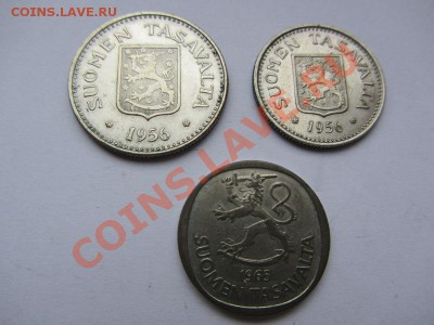 Финляндия 200 и 100 марок 1956г + 1 марка 1965г 03.11.13 22ч - Изображение 011