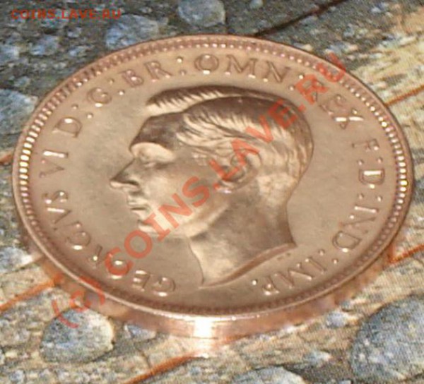 Великобритания - 1 фартинг 1946г БЛЕСК до24.01.10 в22.30 МСК - 1 фарт 1946 2