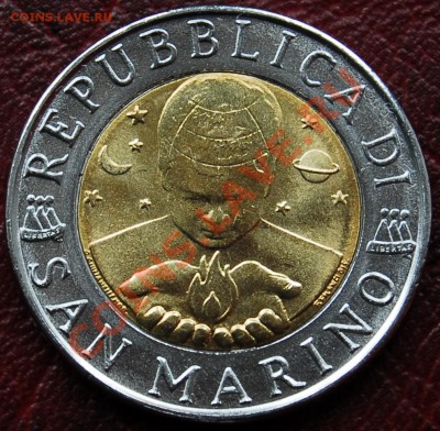БИМ. САН-МАРИНО - 500 лир 1998 - Химия - до 4 ноября - 784