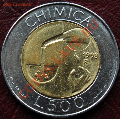 БИМ. САН-МАРИНО - 500 лир 1998 - Химия - до 4 ноября - 785
