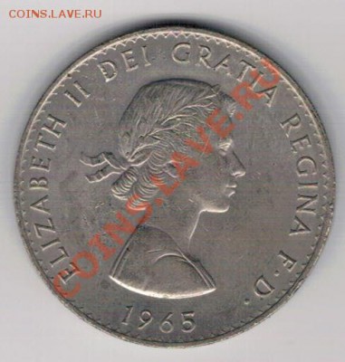 Великобритания крона 1965 Черчилль 04.11 в 22.00мск (5386) - 4-кр65
