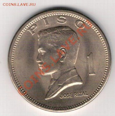 Филиппины песо 1972 Хосе Рисаль до 04.11 в 22.00мск (6890) - 4-фил72а