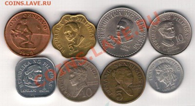 Филиппины подборка 1963-75 (8шт) до 04.11 в 22.00мск (6892) - 4-фил-подб1