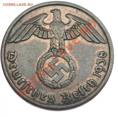 Германия 2 рейспфенниг 1938 А.с рубля 3.11.13 22-00 МСК - DSCN5856.JPG