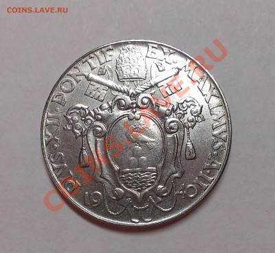 ВАТИКАН 2 ЛИРЫ 1940 aUNC до 3.11.13 22-00 МСК - IMAG1520