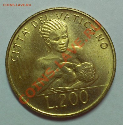 ВАТИКАН 200 ЛИР 1992 UNC до 3.11.13 22-00 МСК - IMAG1537