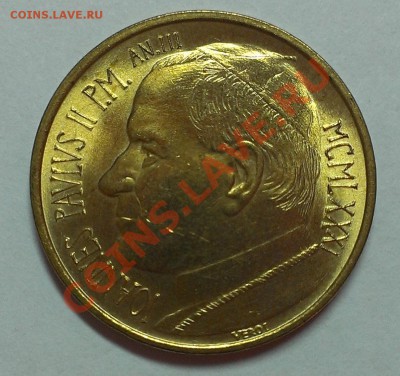ВАТИКАН 20 ЛИР 1981 UNC до 3.11.13 22-00 МСК - IMAG1575
