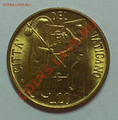 ВАТИКАН 20 ЛИР 1981 UNC до 3.11.13 22-00 МСК - IMAG1574