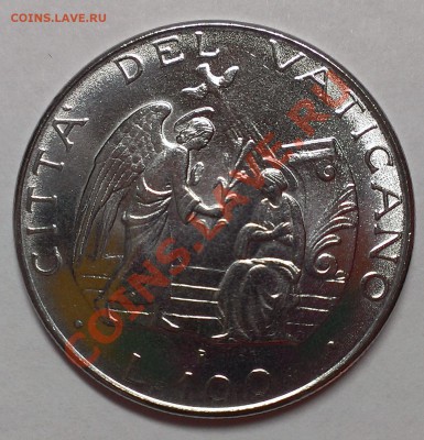 ВАТИКАН 100 ЛИР 1987 UNC до 3.11.13 22-00 МСК - IMAG1621
