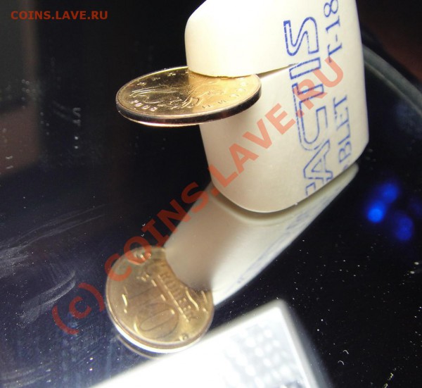 БРАК-Проворот 180 градусов 10коп 2008м до 25.01.10. 22-10Мск - 10k-2008-gurt